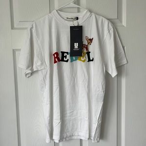 NWT undercover Jun Takahashi rebel Bambi T-shirt, size 1